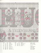 Schema punto croce Love Teddybears 04