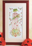 Schema punto croce Poppy Lady 01