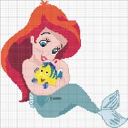 Schema punto croce ariel22