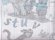 Schema punto croce abc 6