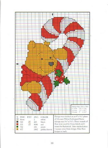 Schema punto croce Winnie4