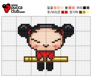 Schema punto croce Pucca