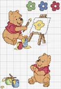 Schema punto croce Disegni punto croce winnie