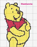 Schema punto croce pooh