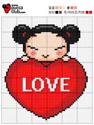 Schema punto croce pucca love