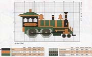 Schema punto croce trenino2