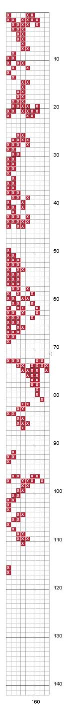 Schema punto croce Elegante3