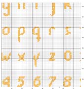 Schema punto croce ABC 05 02