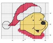 Schema punto croce winnie 8