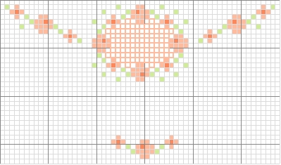 Schema punto croce Disegnino