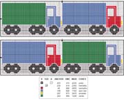 Schema punto croce Camion