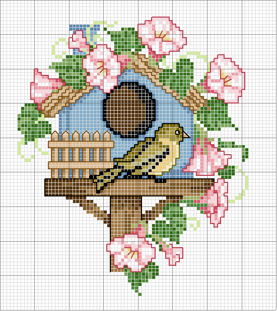 Schema punto croce Cucu