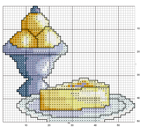 Schema punto croce Dolci