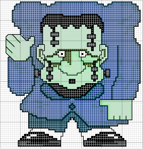 Schema punto croce Frankie