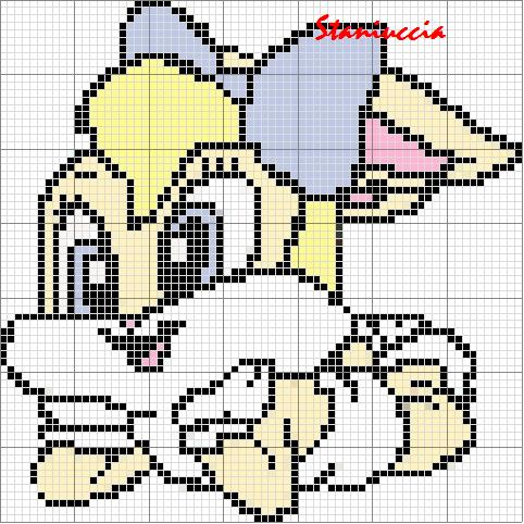 Schema punto croce Lola bunny