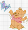 Schema punto croce Pooh-baby