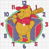 Schema punto croce Pooh-baseball