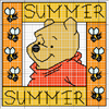 Schema punto croce Pooh-summer