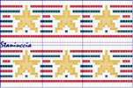 Schema punto croce stelle