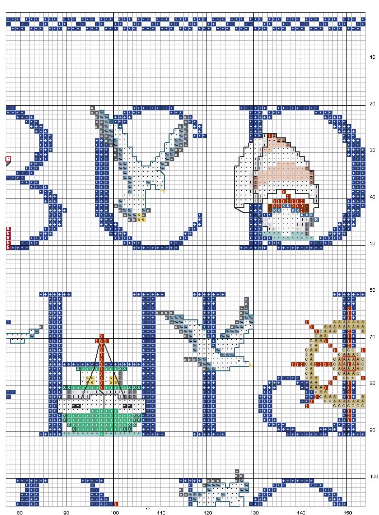 Schema punto croce A1