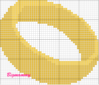 Schema punto croce Anello