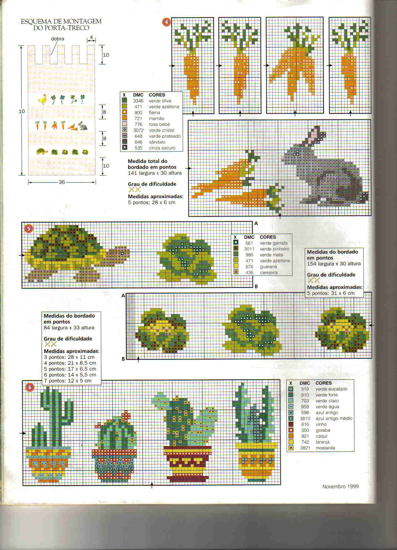 Schema punto croce Carote2