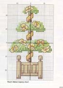 Schema punto croce Alberello