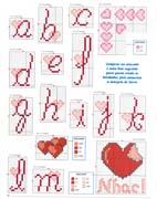 Schema punto croce Alfabeto10