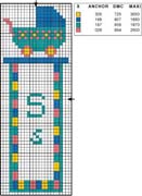Schema punto croce Bebe01