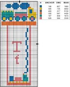 Schema punto croce Bebe02