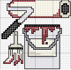 Schema punto croce Pittura