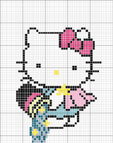 Schema punto croce acquario