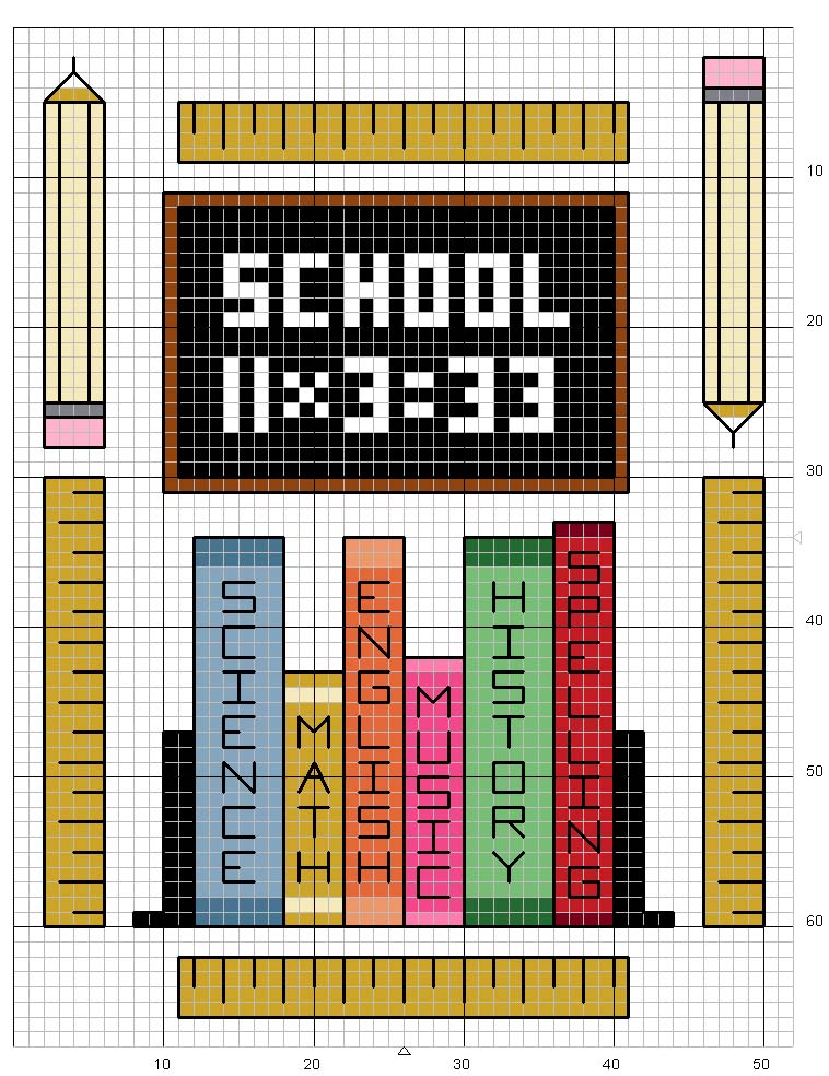 Schema punto croce School