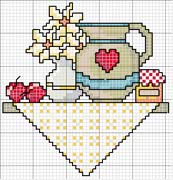 Schema punto croce Giare