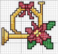 Schema punto croce Trombetta