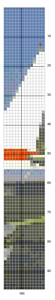 Schema punto croce Aereoplano 3