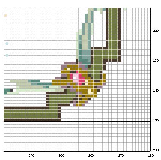 Schema punto croce Cinderella 11