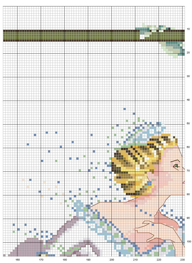 Schema punto croce Cinderella 6