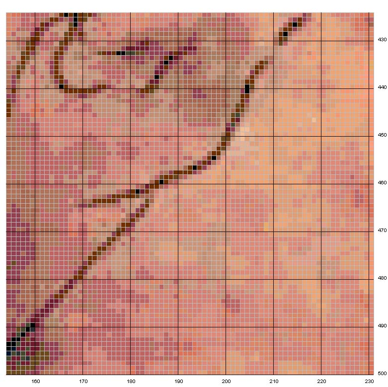 Schema punto croce Moulin rouge 15