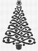 Schema punto croce Albero Noel
