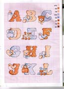 Schema punto croce Alfabeto Babies-2