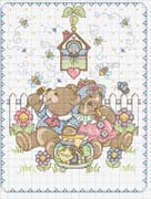 Schema punto croce Honey Bears