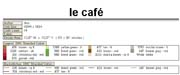 Schema punto croce Il Caffe-legenda