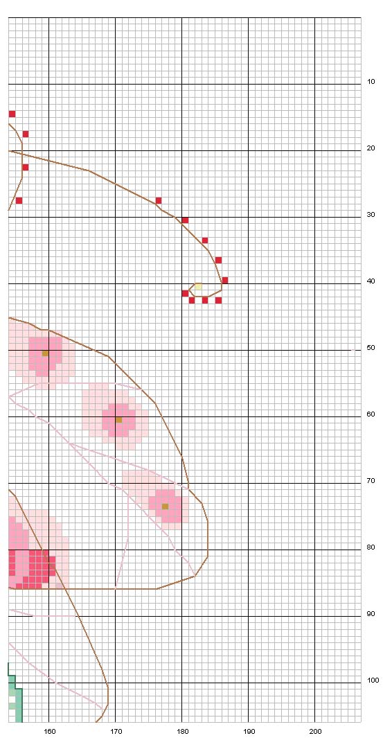 Schema punto croce Sognatrice incantata 7