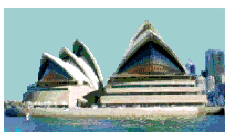 Schema punto croce Sydney opera house