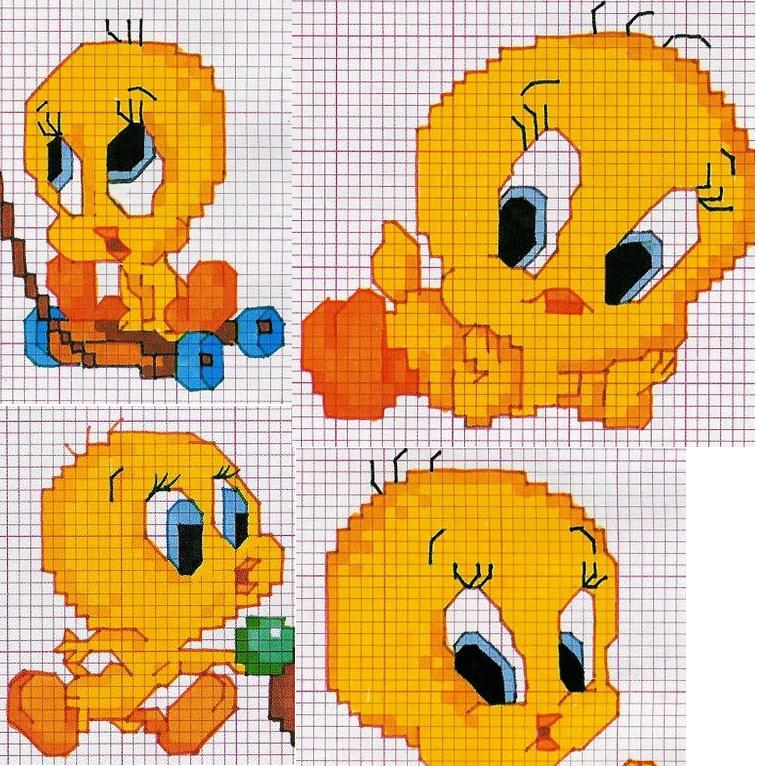 Schema punto croce All titty