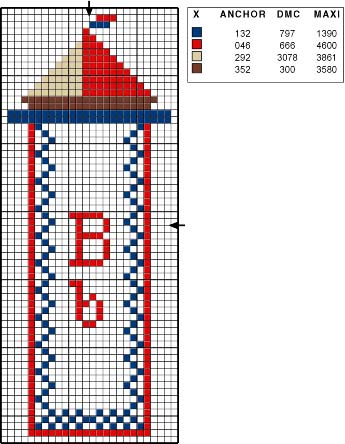 Schema punto croce B