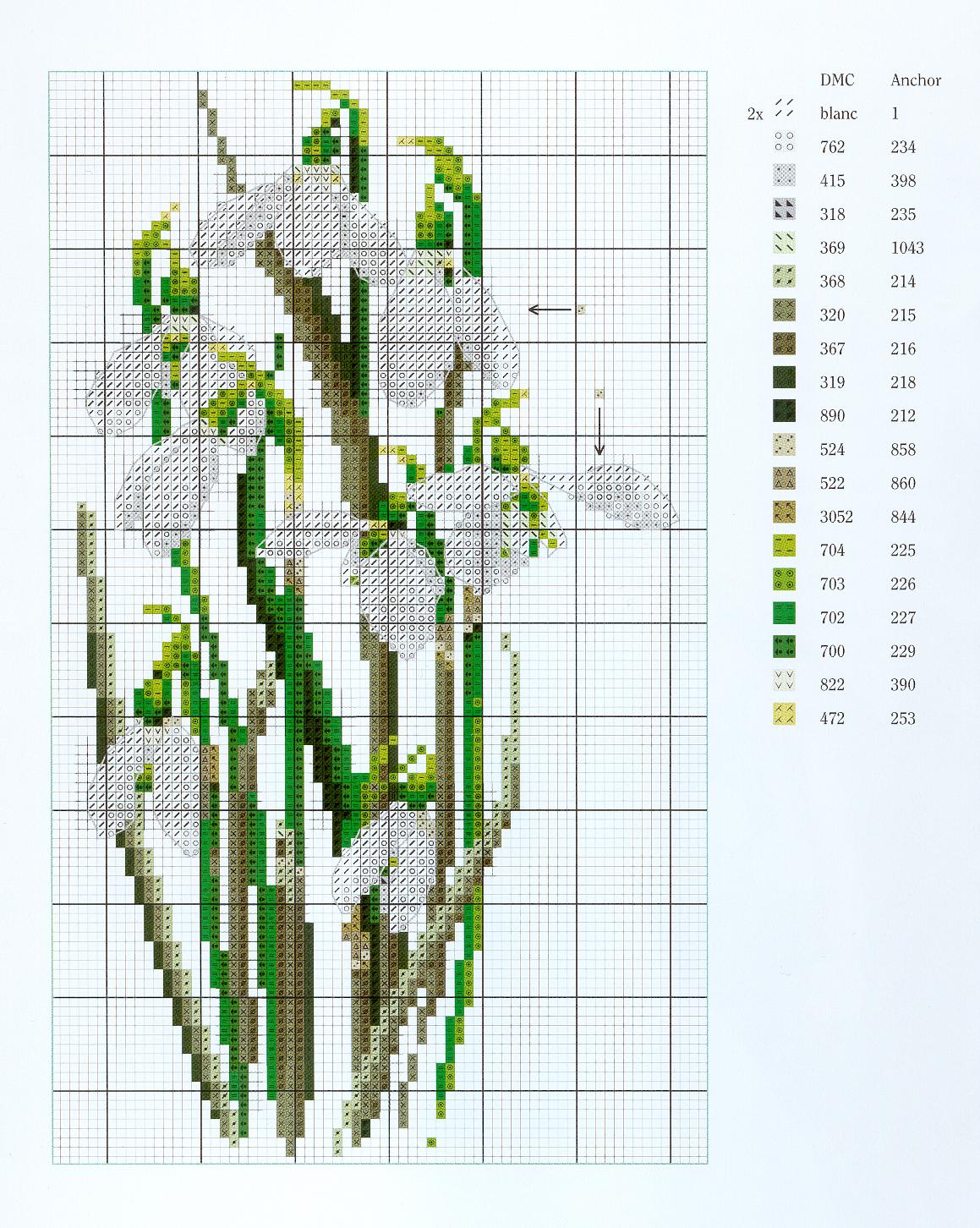 Schema punto croce Bucolico