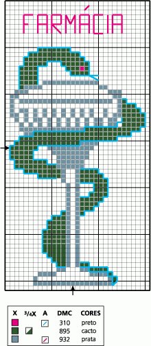 Schema punto croce Farmacia