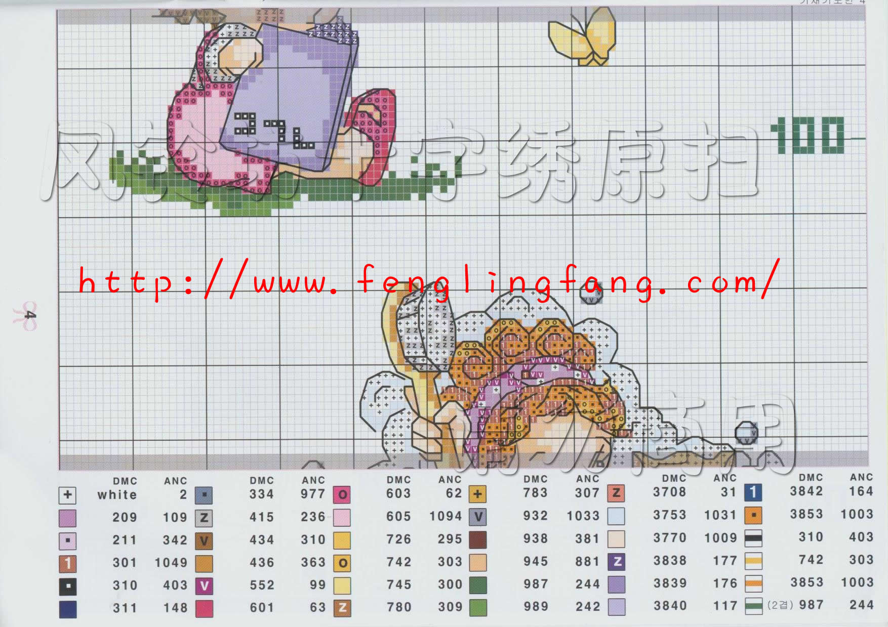 Schema punto croce Japan metro 3